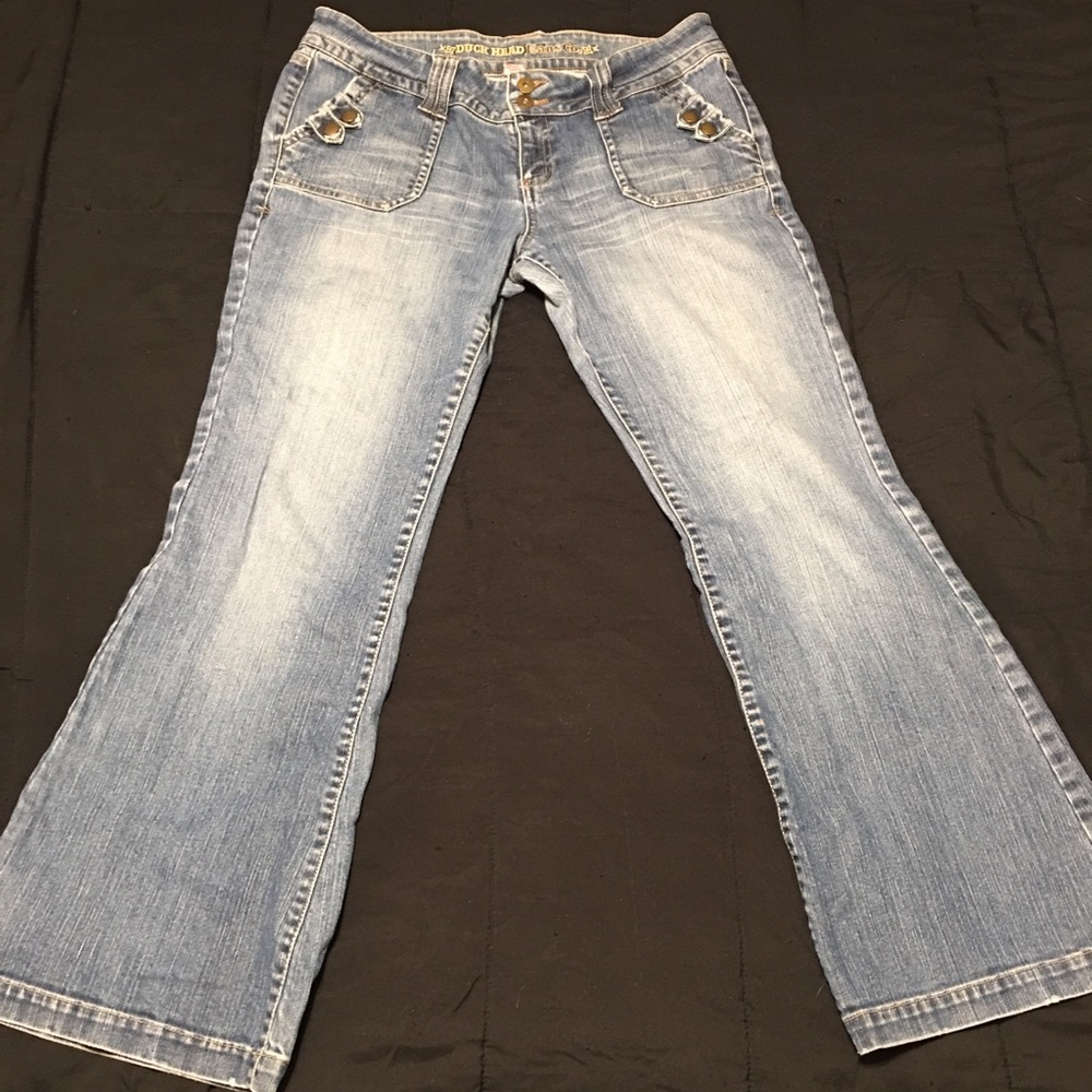 Vintage Duck Head flare jeans 9 bell 32” denim